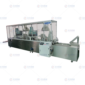 Automatic glue spraying and pasting machine for double-aluminum medicine plates 