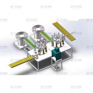 Automatic gluing assembly machine for piping outfitting plastic wrap base 